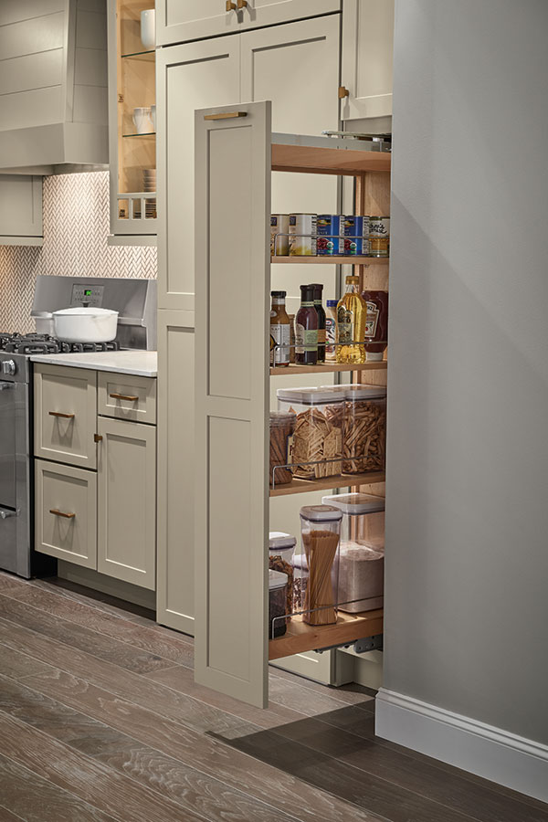 Tall Pantry Pull Out Cabinet Diamond Cabinetry