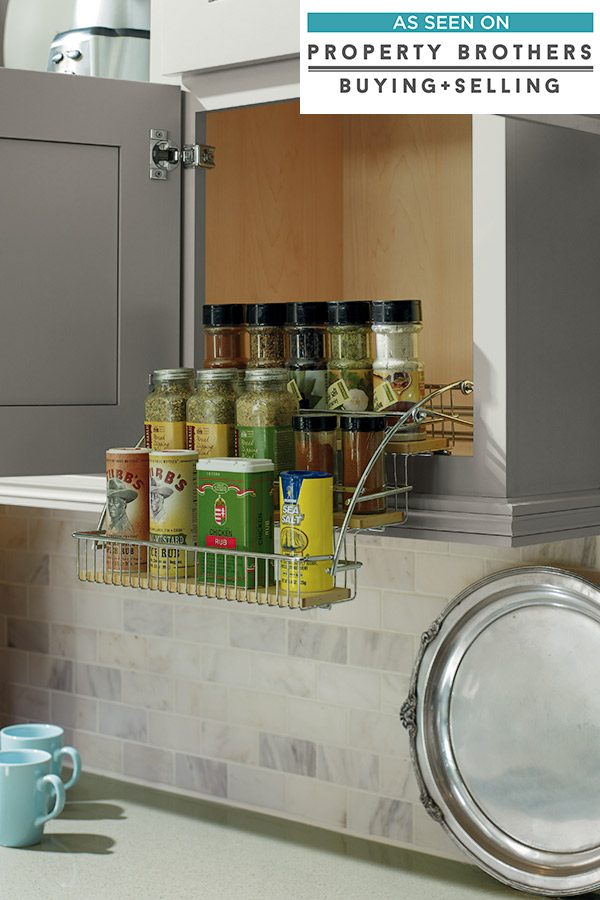 Pull Down Cabinet Spice Rack Hot, Pull Down Spice Racks For Kitchen Cabinets