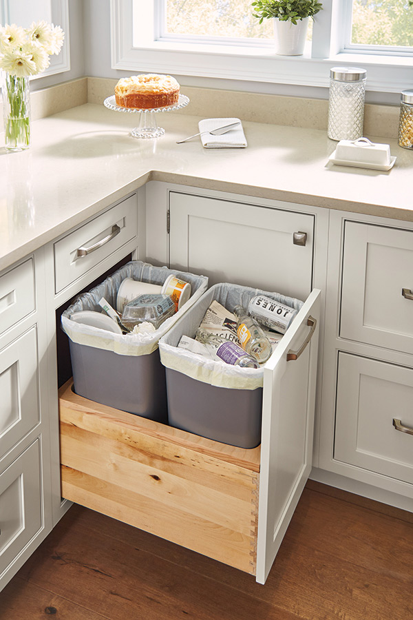 Double Trash Can Pull Out, Pull Out Cabinet Trash Can