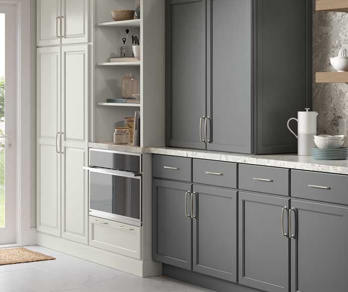 Transitional Kitchen Cabinets with Storage in Mind