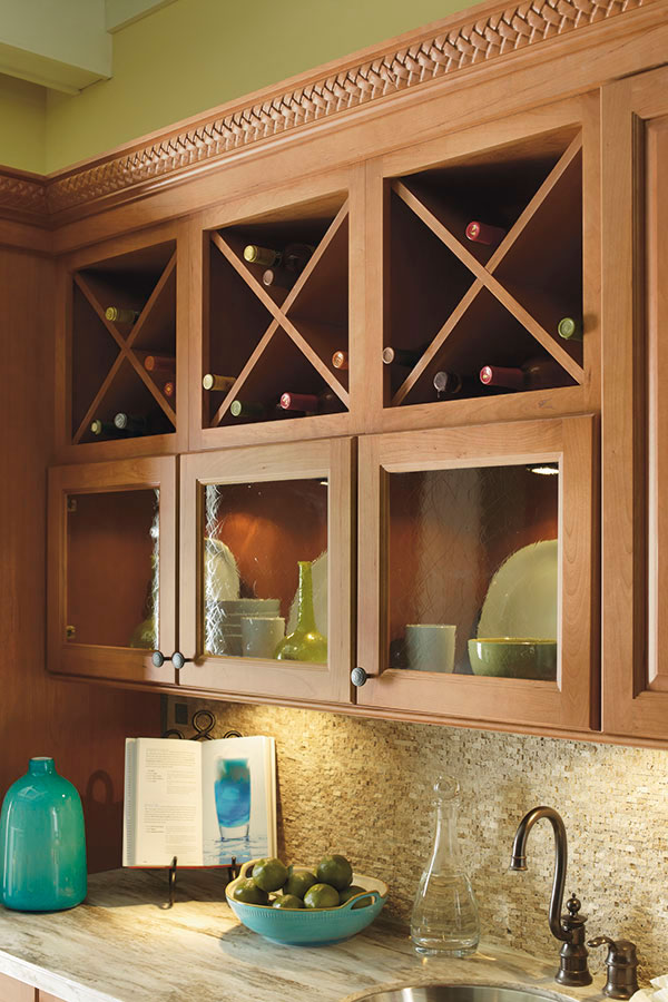 Wine Storage Cabinet - Diamond Cabinetry