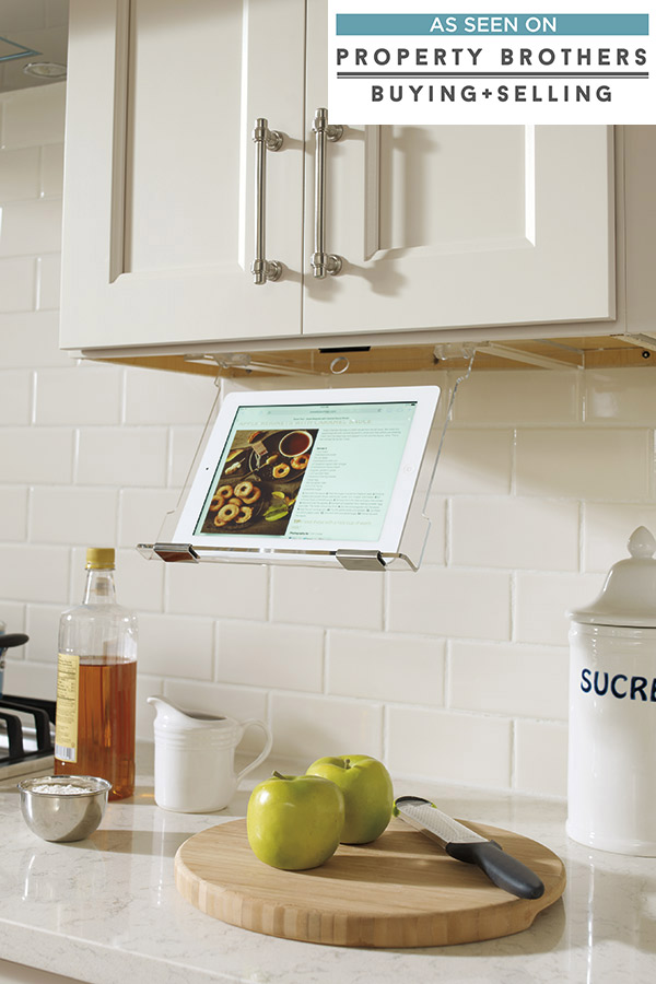 Tablet Holder Diamond Cabinetry, Under Cabinet Tablet Stand