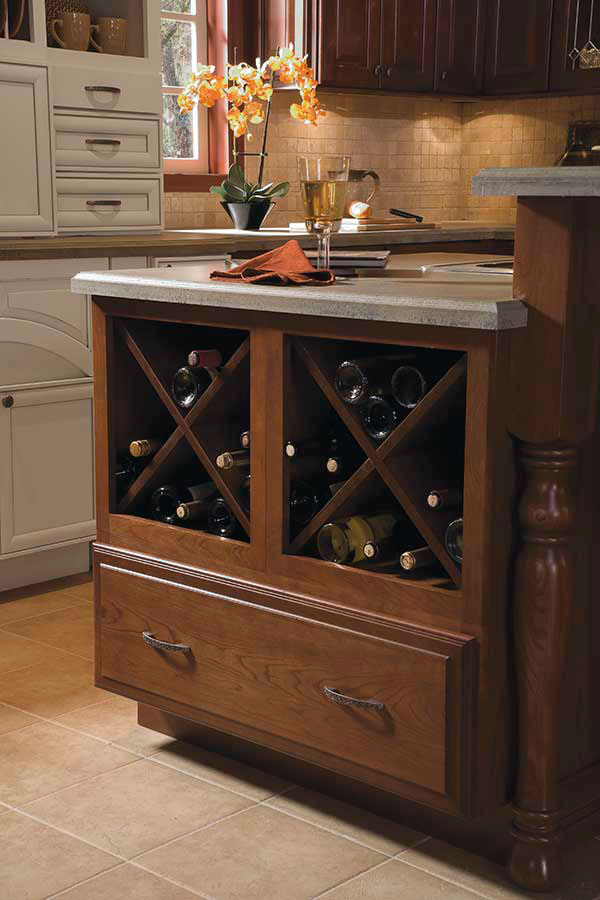 Wine Storage Cabinet - Diamond Cabinetry
