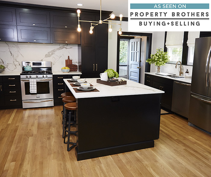 Breman black kitchen cabinets