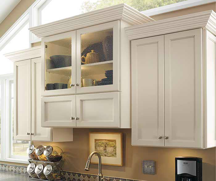 Painted kitchen cabinets by Diamond Cabinetry